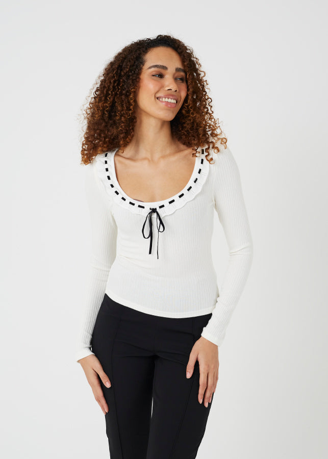 CREAM/BLACK