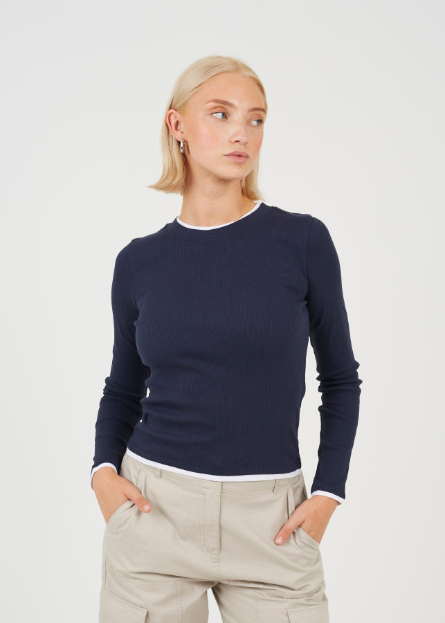 NAVY/WHITE