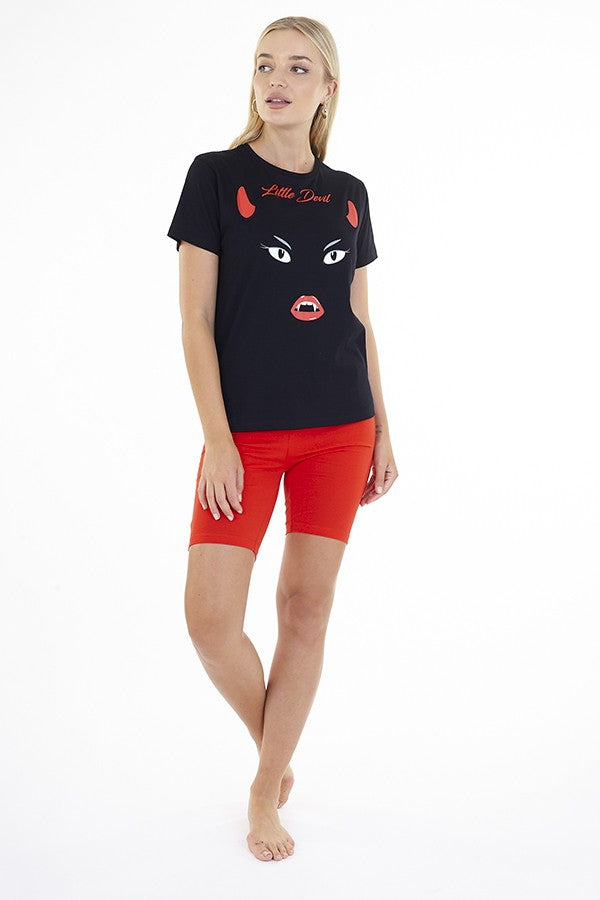 BLACK/ RED