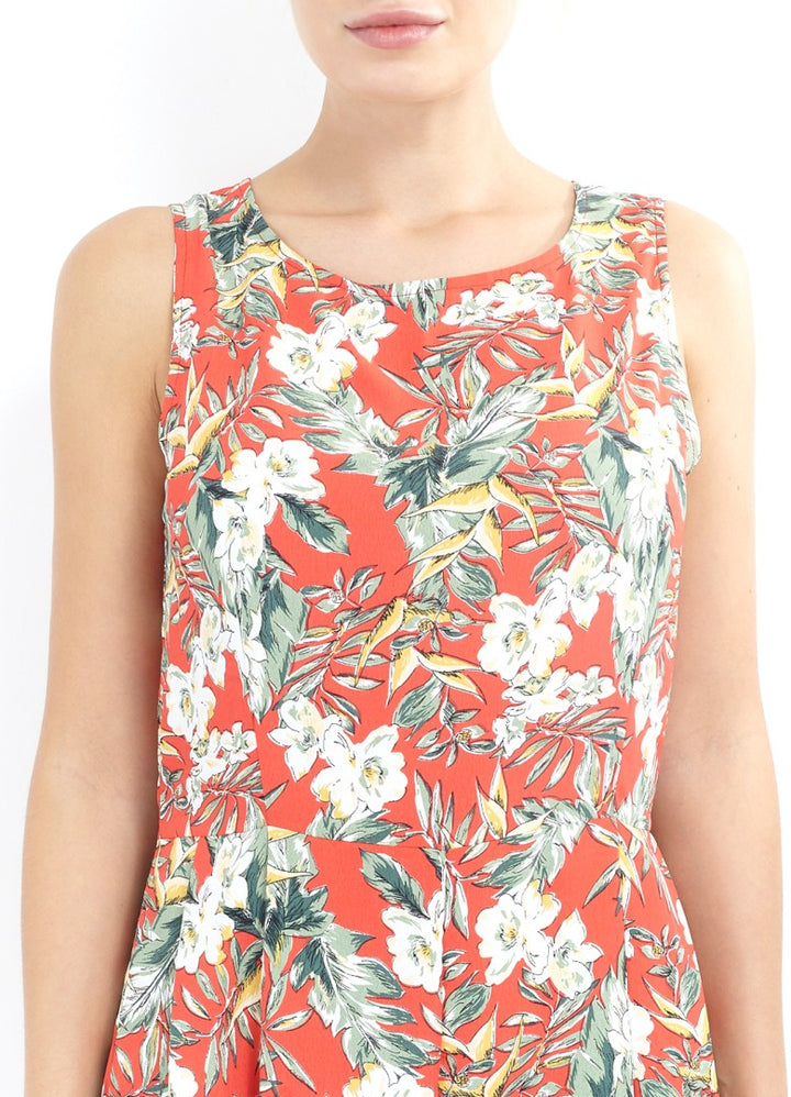 RED FLORAL COMBO