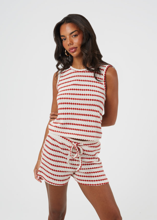 CREAM/RED