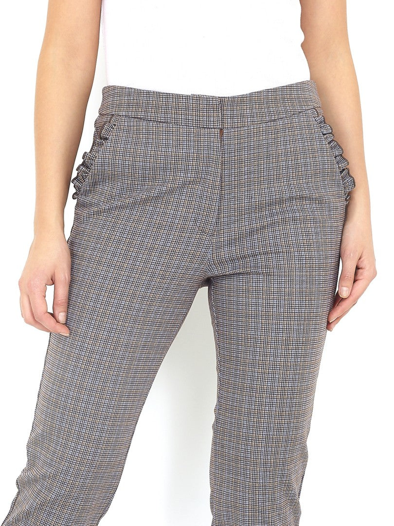 MUSTARD / BROWN CHECK
