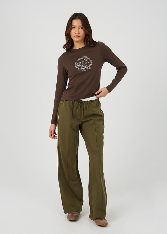 KHAKI/WHITE