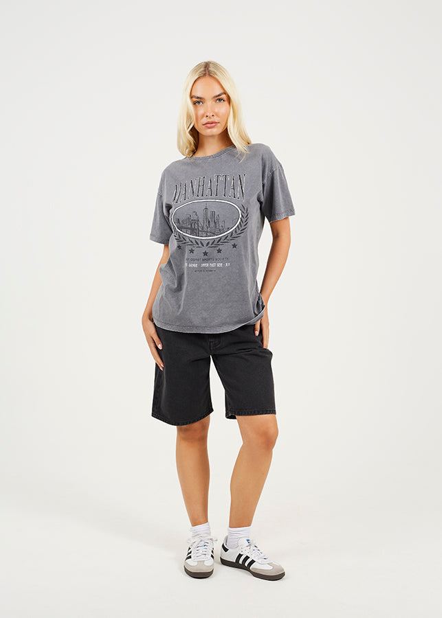 SILVER GREY ACID WASH