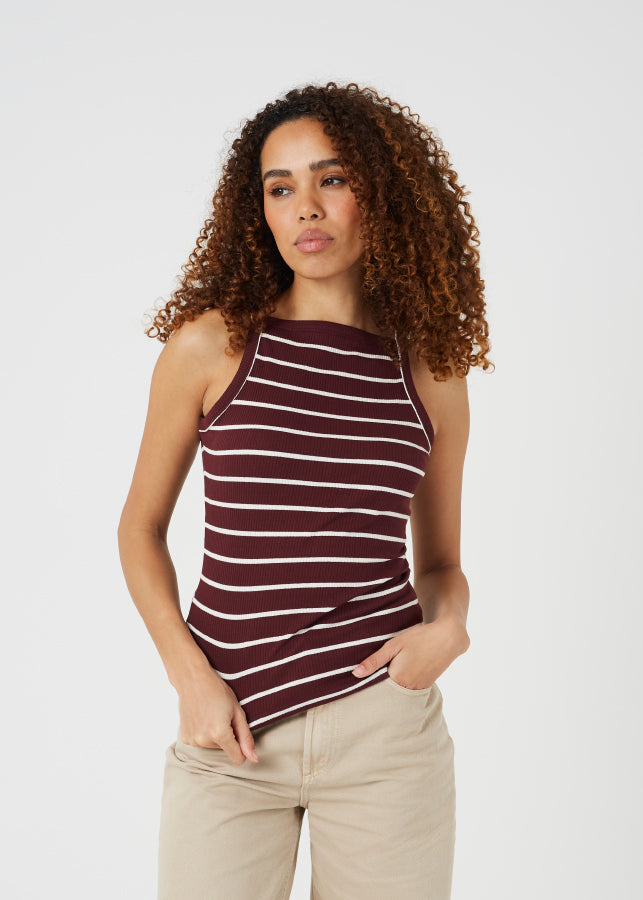 BURGUNDY/CREAM