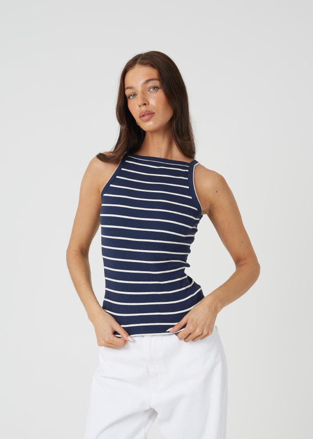 NAVY/CREAM