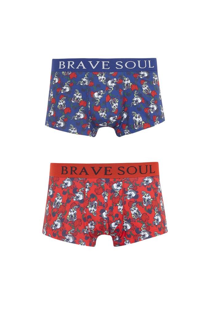 NAVY PRINT/RED PRINT