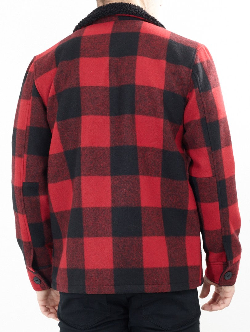 BLACK/ RED CHECK