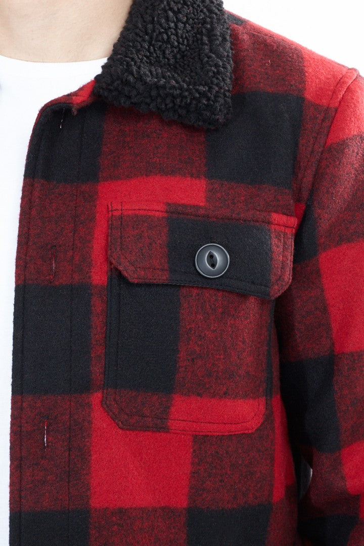 BLACK/ RED CHECK