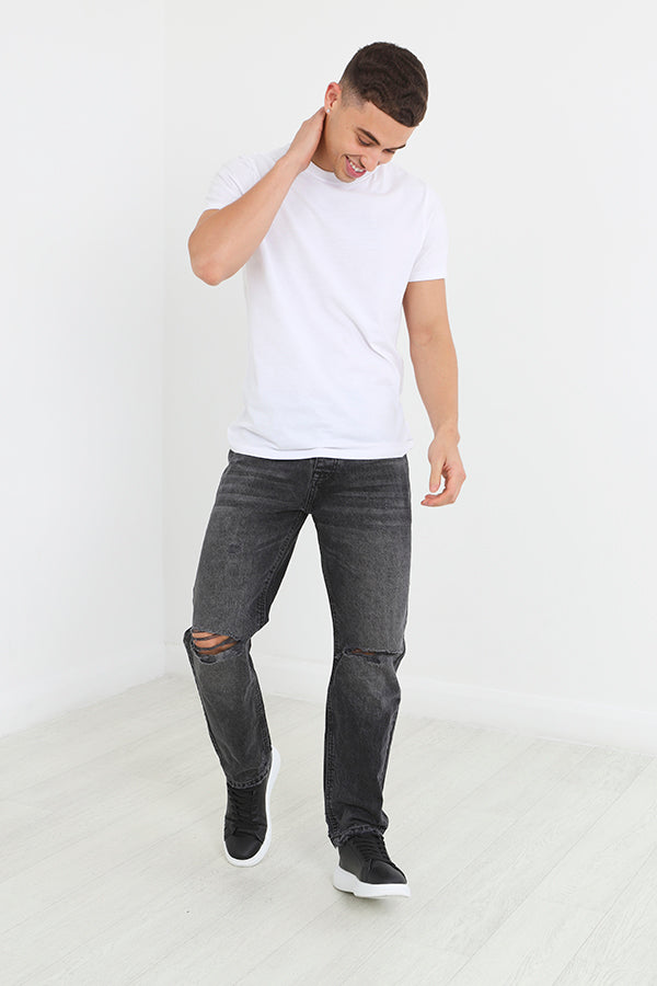 CHARCOAL WASH REGULAR LENGTH