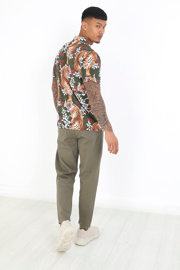 KHAKI REGULAR LENGTH