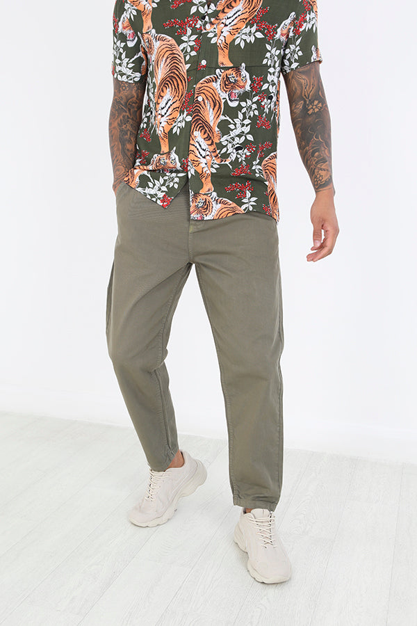 KHAKI REGULAR LENGTH