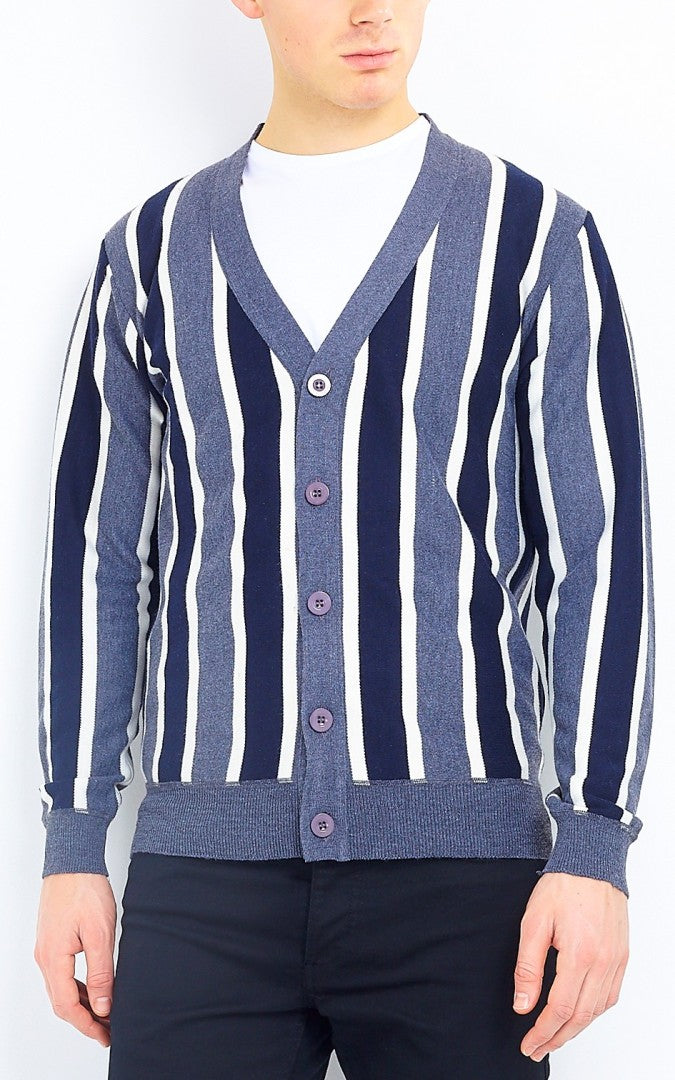 DK GREY MARL/NAVY/ECRU