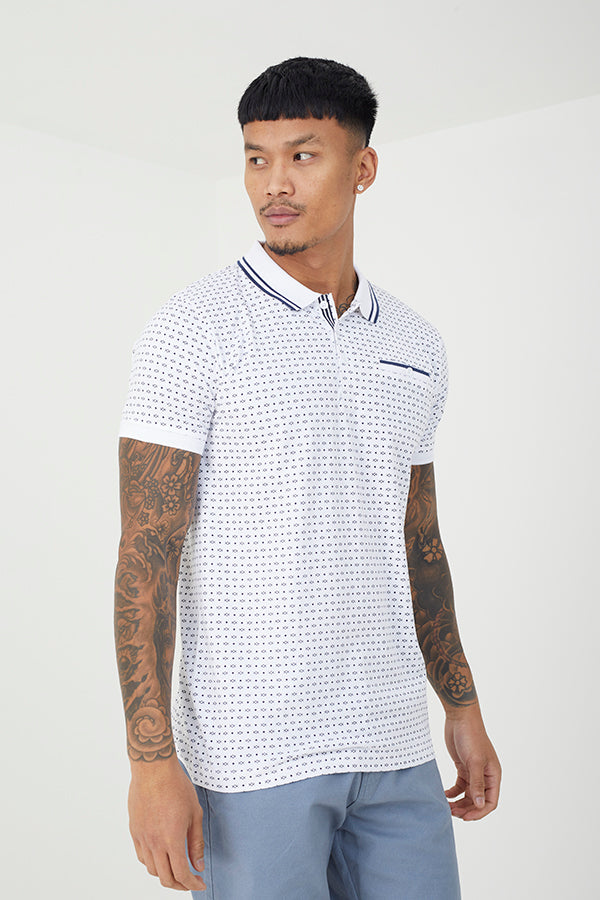 OPTIC WHITE/NAVY