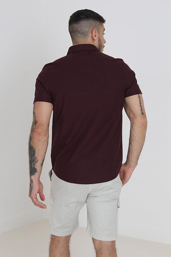 BURGUNDY OXFORD