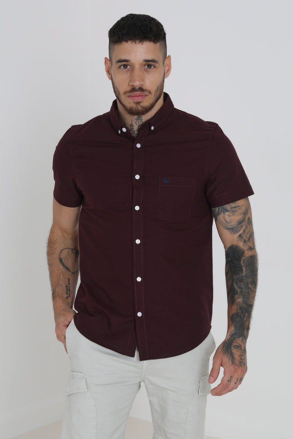 BURGUNDY OXFORD
