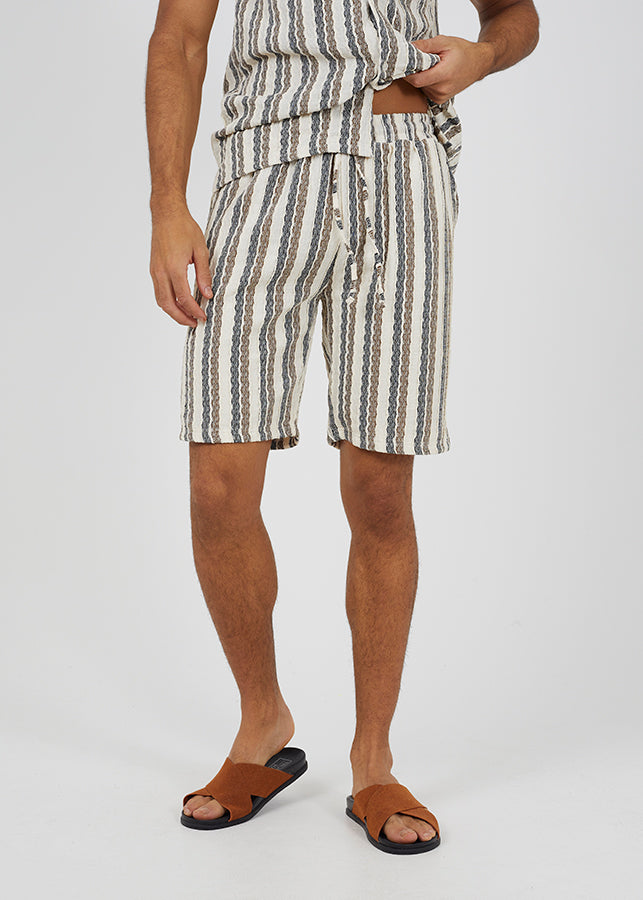 WHITE/BLACK/KHAKI