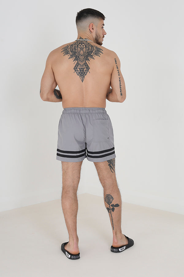 GREY / BLACK STRIPE
