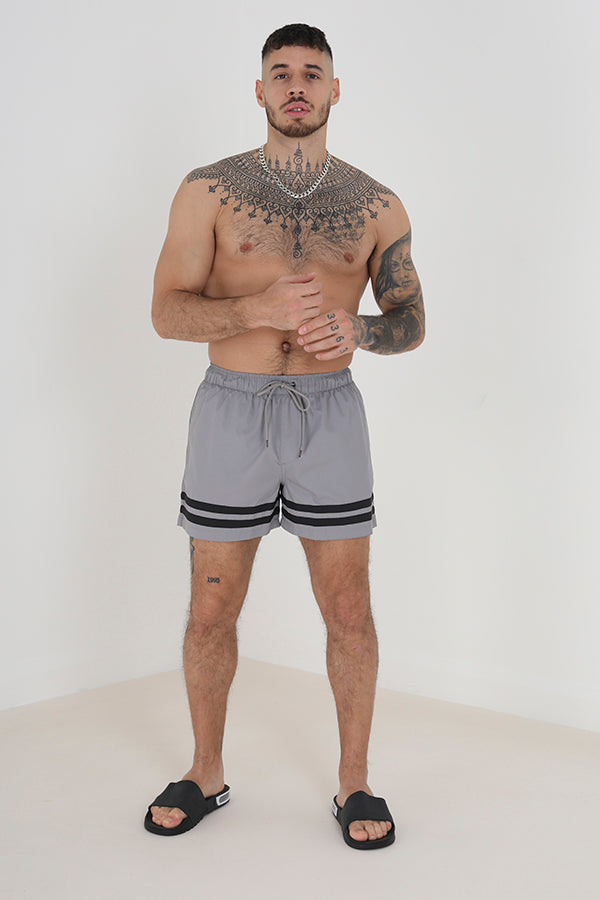 GREY / BLACK STRIPE