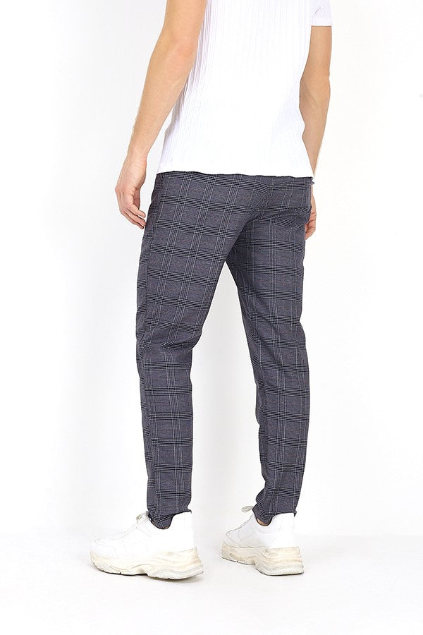 GREY/WHITE/BURG CHECK
