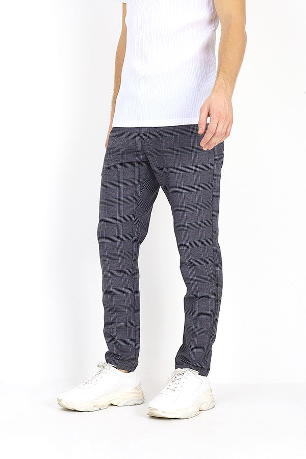 GREY/WHITE/BURG CHECK