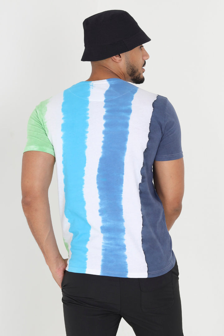 NAVY/BLUE/TURQOISE/LIME&WHITE TIE DYE