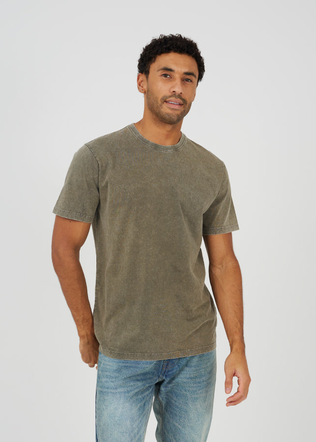 KHAKI ACID WASH